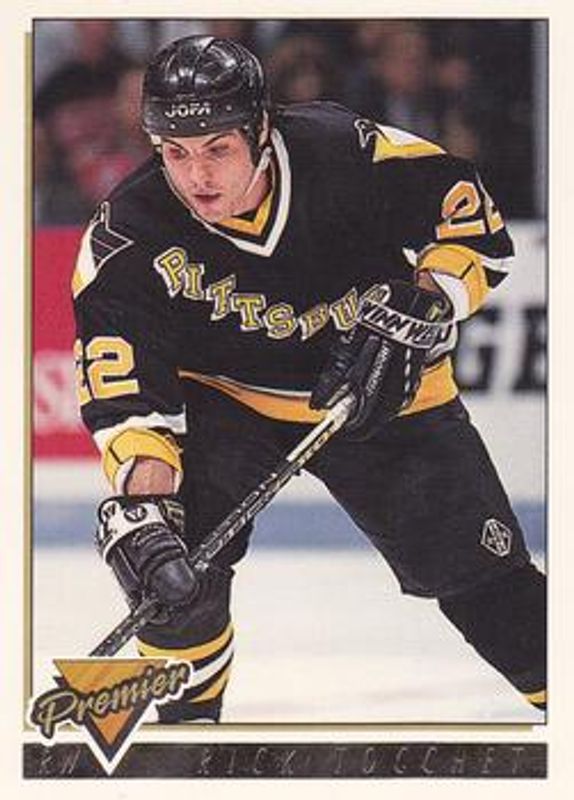 Rick Tocchet 1993 Topps Premier #72 Gold RAW