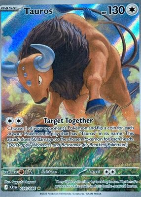 2026 Mega Evolution: Chaos Rising #96/86 Illustration Rare