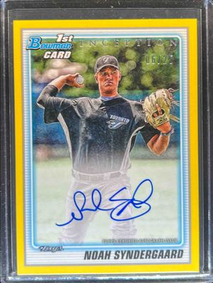 2016 Bowman Inception #IBVA-NS Inceptionized Veteran Autographs - Gold /25
