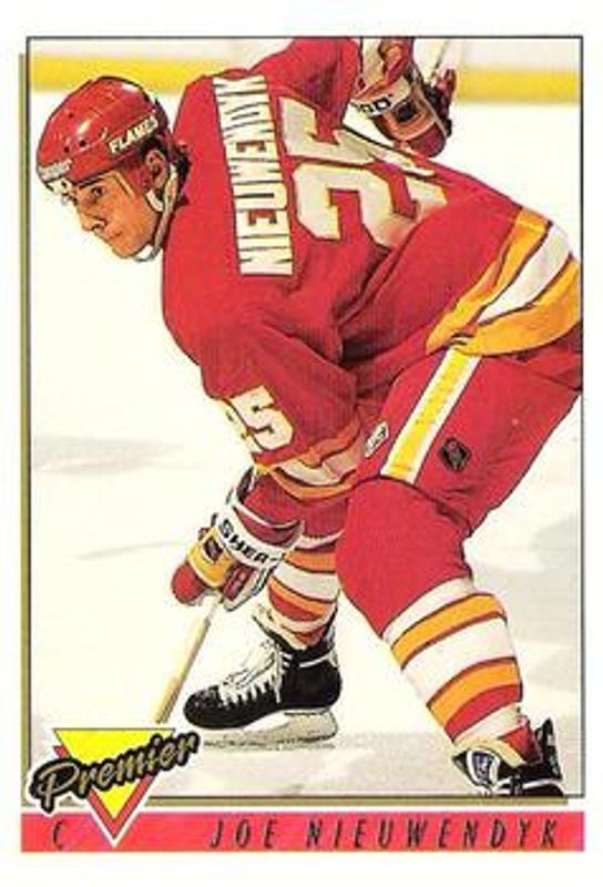 Joe Nieuwendyk 1993 Topps Premier #205 Base RAW