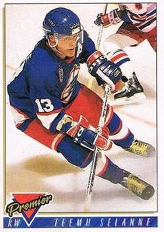 Teemu Selanne 1993 Topps Premier #483 Base RAW