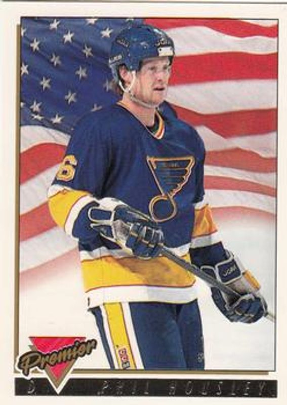 Phil Housley 1993 Topps Premier #503 Gold RAW