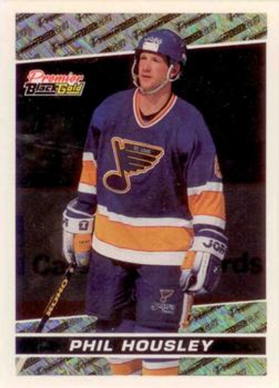 Phil Housley 1993 Topps Premier #19 Black Gold RAW
