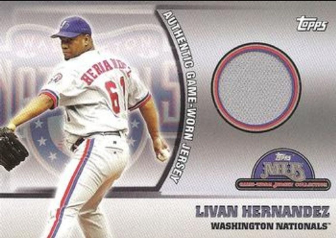 2005 Topps Opening Day #50 Game Worn Jersey Collection