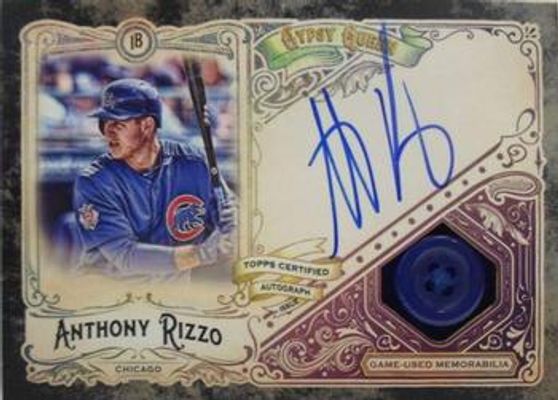 2017 Topps Gypsy Queen #AG-AR Autographs Garments - Black /1