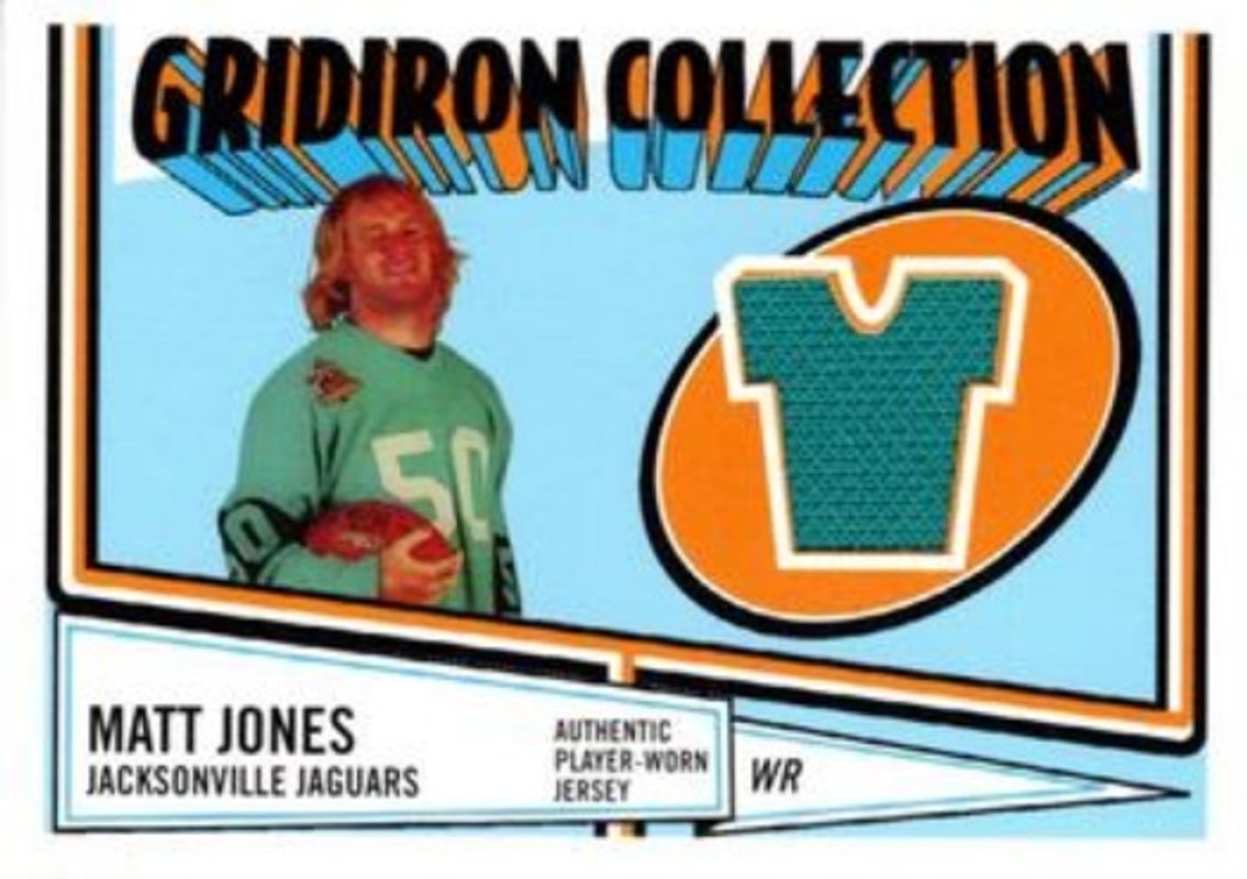 2005 Topps Heritage #GCR-MJ Gridiron Collection Relics