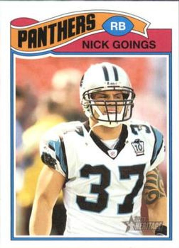 Nick Goings 2005 Topps Heritage #316 Base RAW