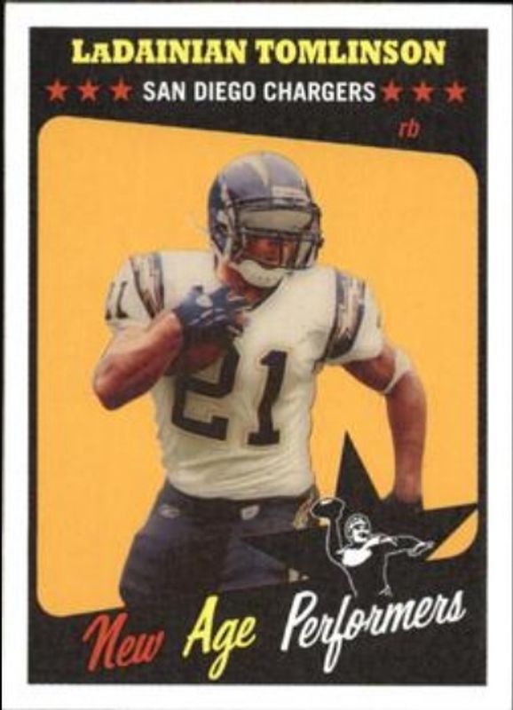LaDainian Tomlinson 2005 Topps Heritage #NAP2 New Age Performers RAW