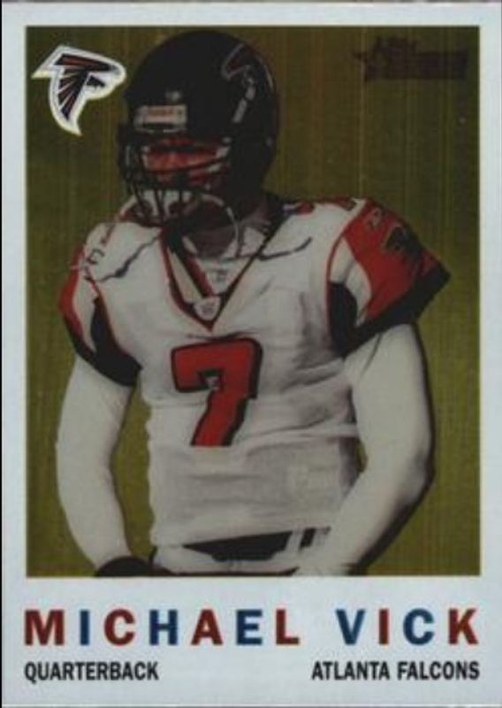 Michael Vick 2005 Topps Heritage #THC73 Foil RAW