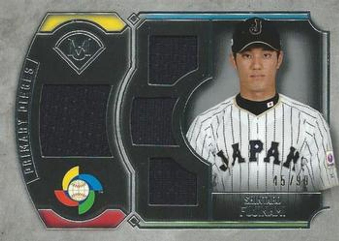 2017 Topps Museum Collection #WBCQR-SF Primary Pieces WBC Quad Relics (Single Player) /99