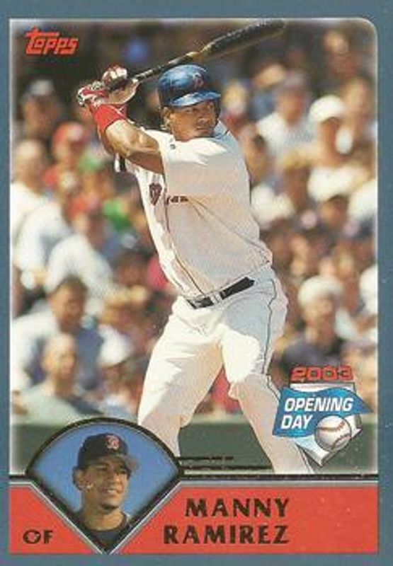 Manny Ramirez 2003 Topps Opening Day #73 Base RAW