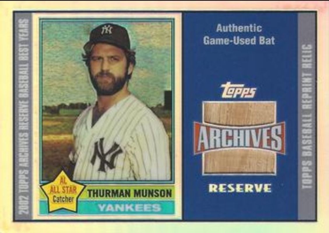2002 Topps Archives Reserve #TRR-TM Bat Relics