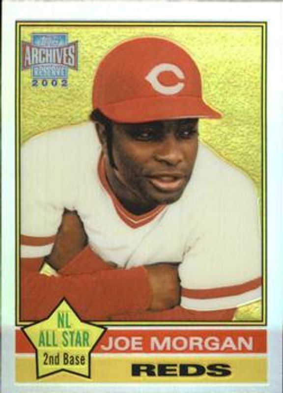 Joe Morgan 2002 Topps Archives Reserve #22 Base RAW