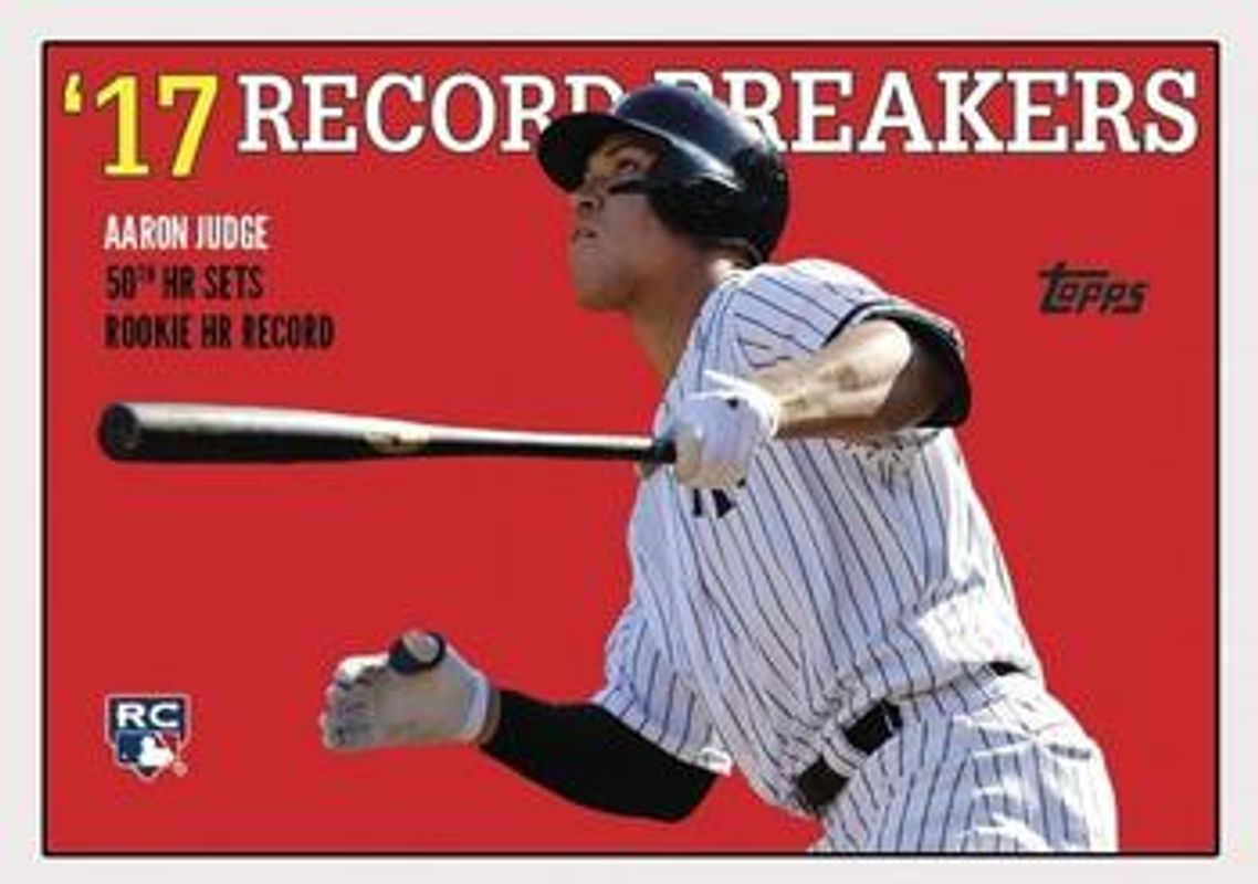 Aaron Judge 2017 Topps Throwback Thursday #128 Base Price Guide ...