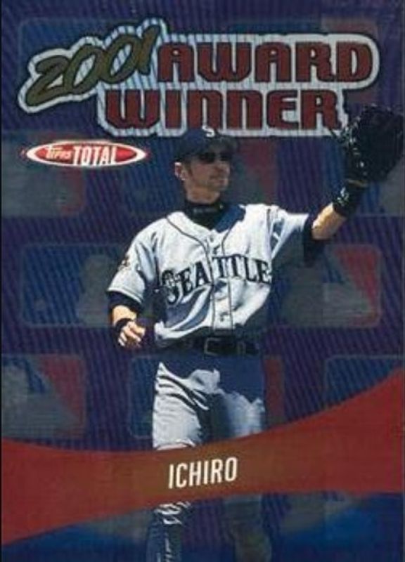 Ichiro Suzuki 2002 Topps Total #AW1 Award Winners RAW