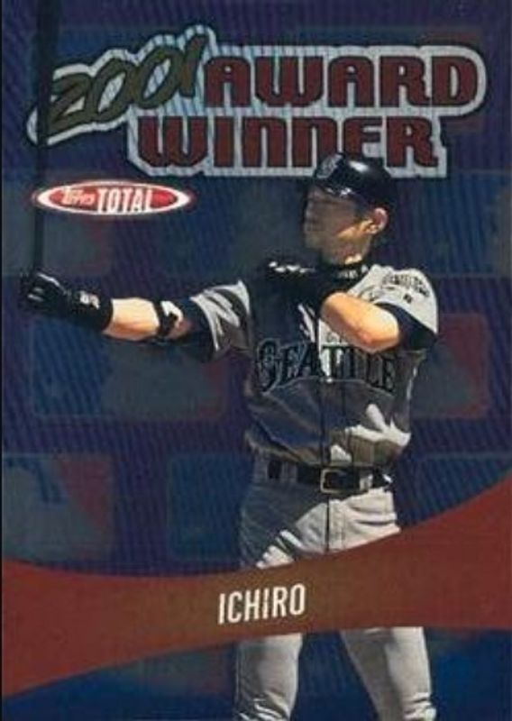 Ichiro Suzuki 2002 Topps Total #AW4 Award Winners RAW