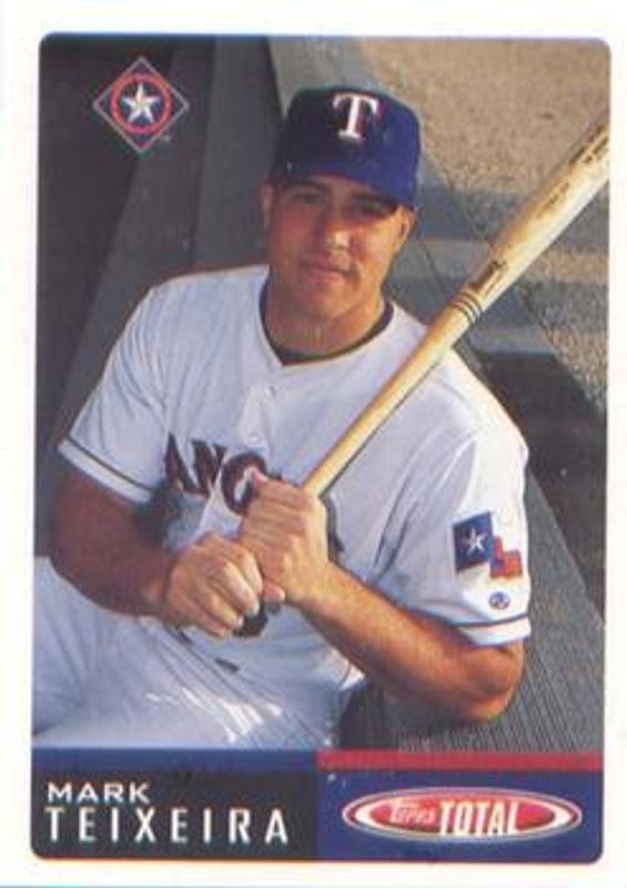 Mark Teixeira 2002 Topps Total #869 Base Rookie RAW