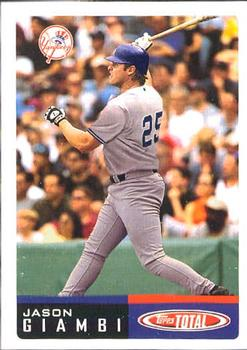 Jason Giambi 2002 Topps Total #25 Base Price Guide - Sports Card Investor