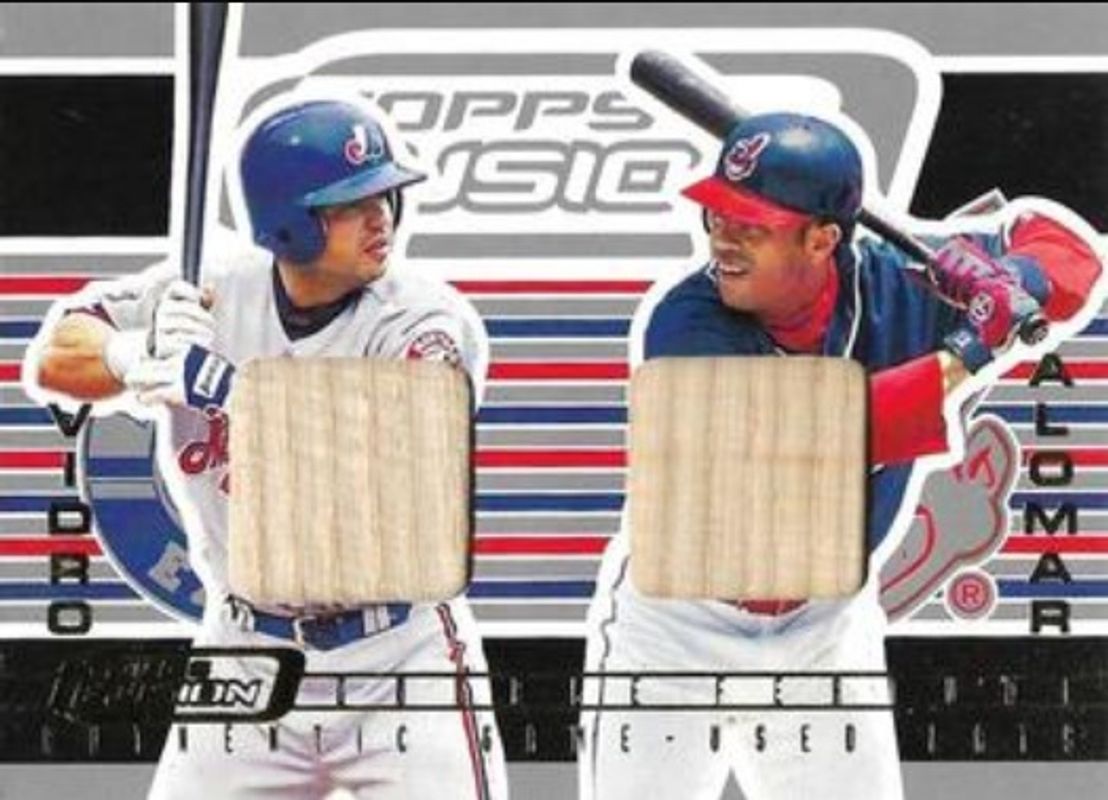 Jose Vidro 2001 Topps Fusion #DF6 Double Feature Relics RAW