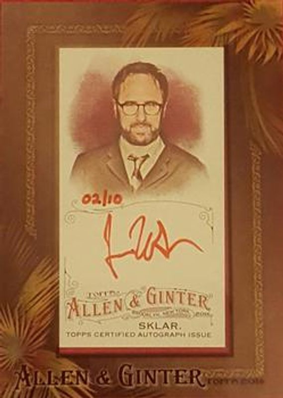 2016 Topps Allen & Ginter #AGA-JS Framed Mini Non Baseball Autographs - Red Ink /10