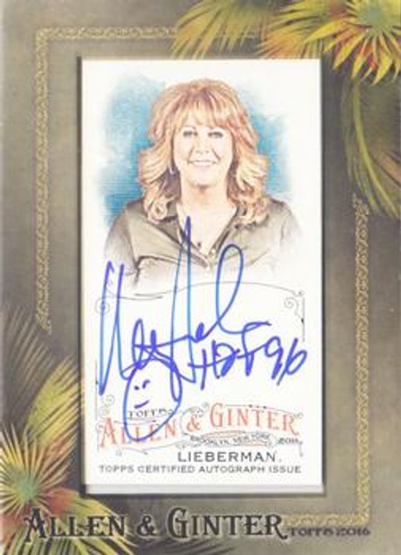 2016 Topps Allen & Ginter #AGA-NL Framed Mini Non Baseball Autographs