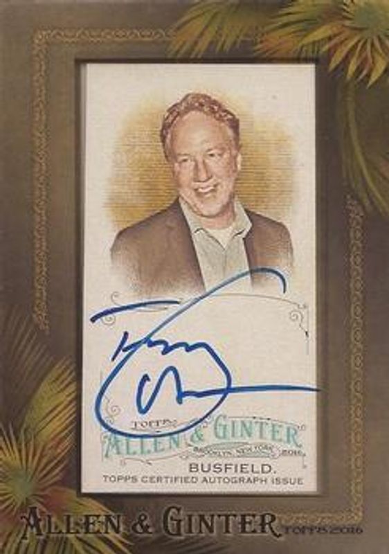 2016 Topps Allen & Ginter #AGA-TB Framed Mini Non Baseball Autographs
