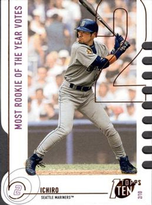 Ichiro Suzuki 2002 Topps Ten #122 Die-Cut RAW