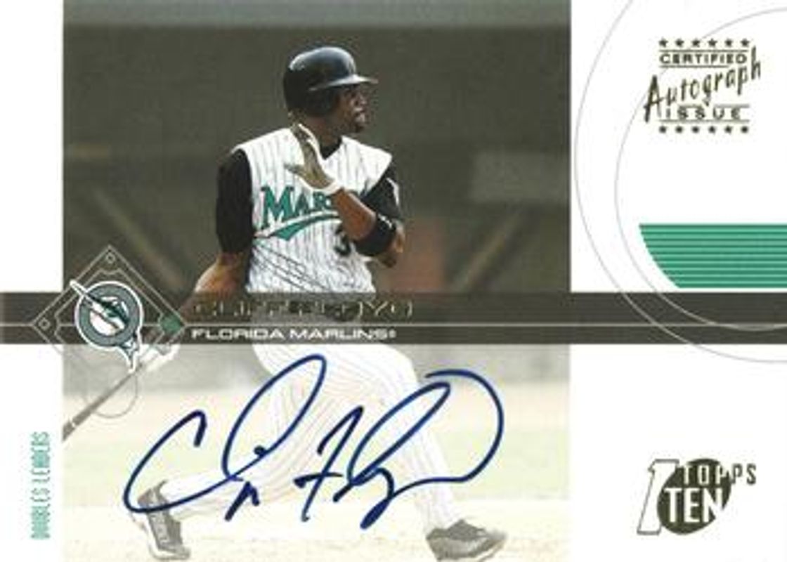 Cliff Floyd 2002 Topps Ten #TTA-CF Autographs RAW