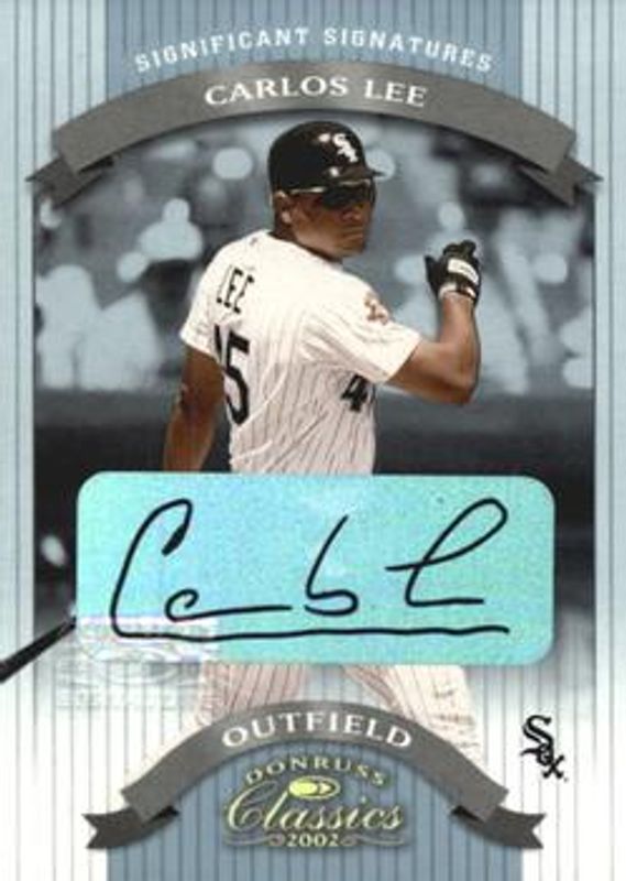 2002 Donruss Classics #93 Significant Signatures /100