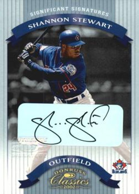 Shannon Stewart 2002 Donruss Classics #42 Significant Signatures /100 RAW