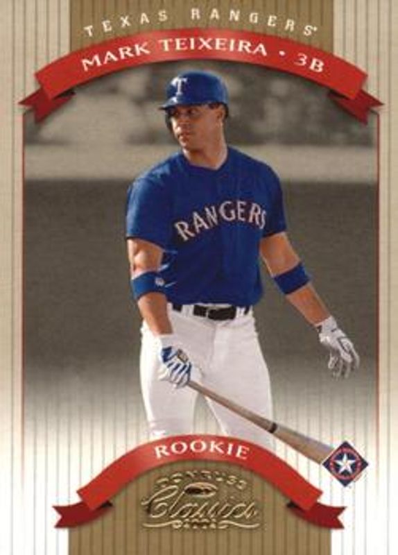 Mark Teixeira 2002 Donruss Classics #150 Base /1500 Rookie RAW