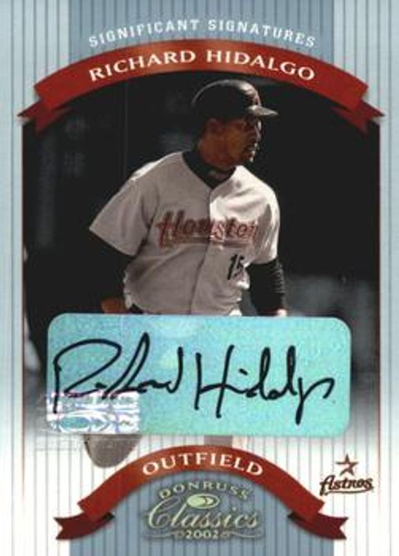 2002 Donruss Classics #68 Significant Signatures /100