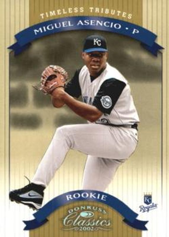 Miguel Asencio 2002 Donruss Classics #224 Timeless Tributes /100 Rookie RAW
