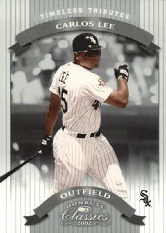 Carlos Lee 2002 Donruss Classics #93 Timeless Tributes /100 RAW
