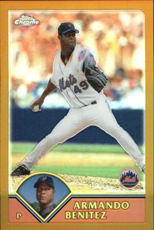 2003 Topps Chrome #285 Gold Refractor /449