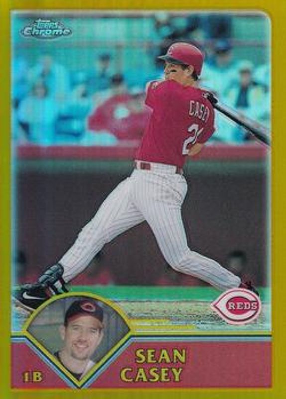 2003 Topps Chrome #33 Gold Refractor /449
