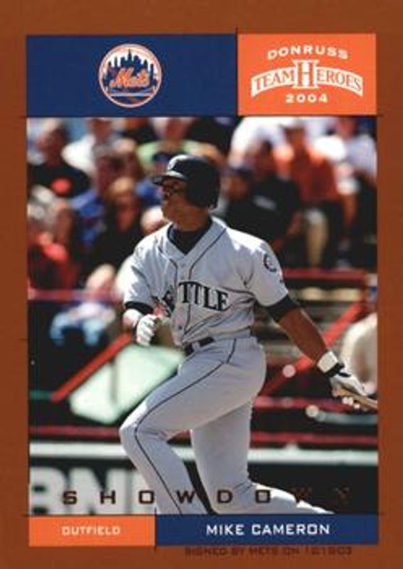 Mike Cameron 2004 Donruss Team Heroes #362 Showdown - Bronze /150 RAW