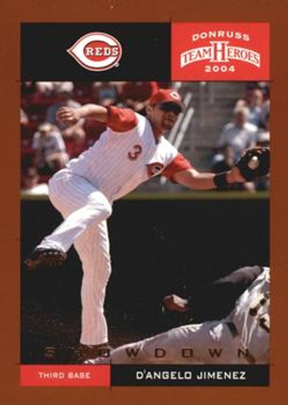 2004 Donruss Team Heroes #108 Showdown - Bronze /150