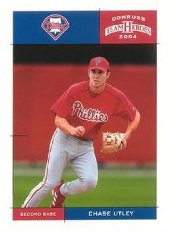 Chase Utley 2004 Donruss Team Heroes #318 Base RAW
