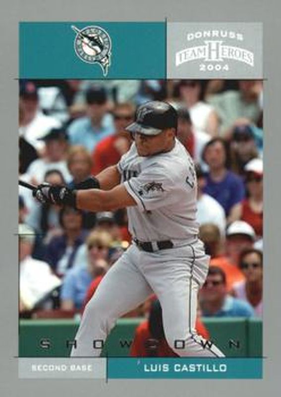 Luis Castillo 2004 Donruss Team Heroes #162 Showdown - Silver /50 RAW