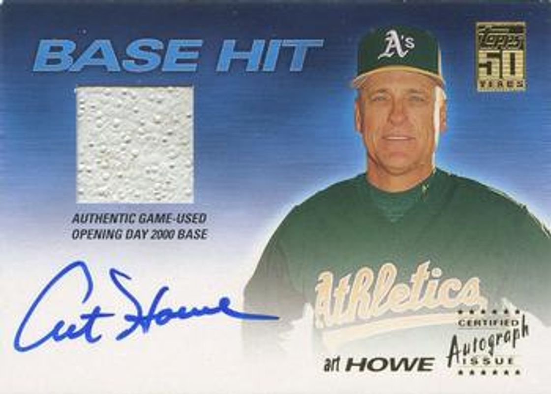 2001 Topps #BH3 Hit Autographs Relics