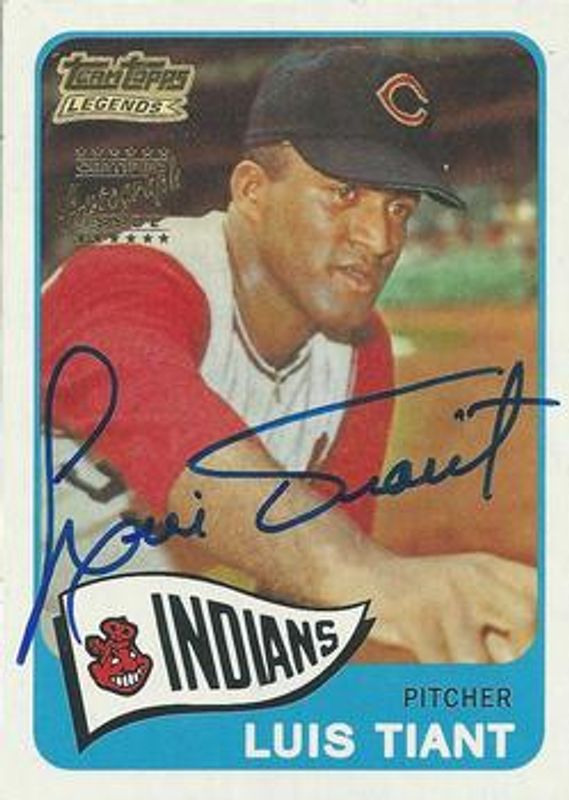 2001 Topps #TT25R Team Topps Legends Autographs