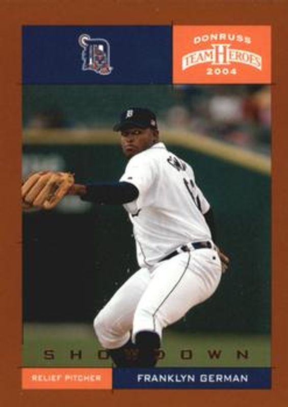 2004 Donruss Team Heroes #149 Showdown - Bronze /150
