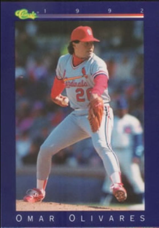 Omar Olivares 1992 Classic #22 Base RAW