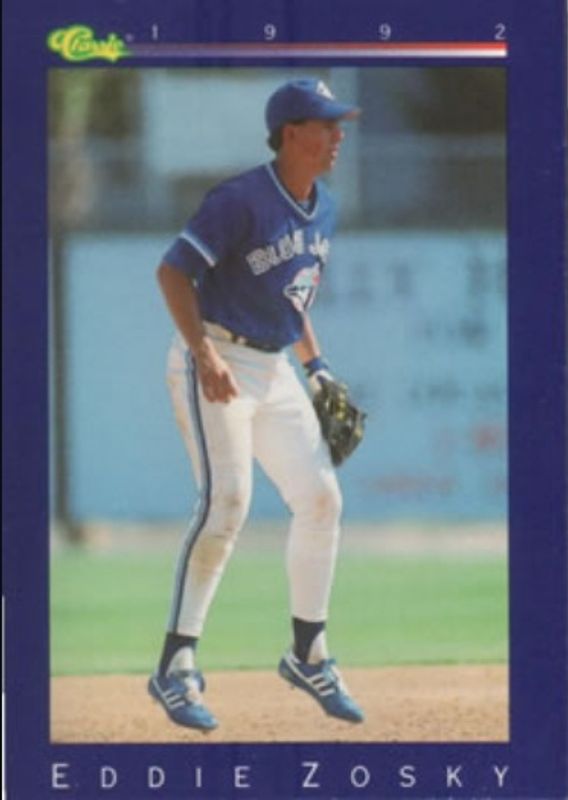 Eddie Zosky 1992 Classic #123 Base RAW