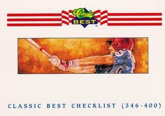 1992 Classic Best #400 Base