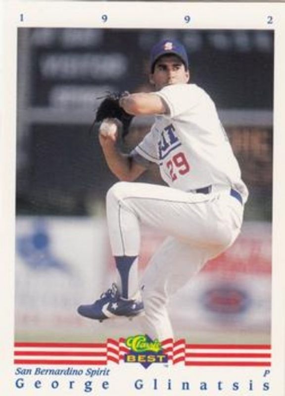 George Glinatsis 1992 Classic Best #394 Base RAW