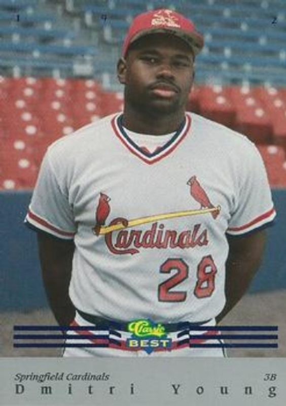 Dmitri Young 1992 Classic Best #BC8 Bonus - Blue RAW