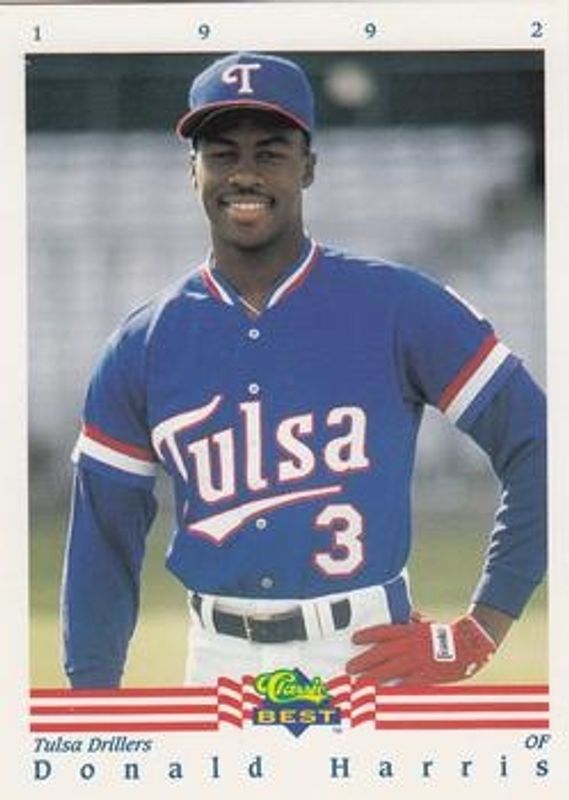 Donald Harris 1992 Classic Best #287 Base RAW
