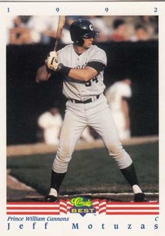 Jeff Motuzas 1992 Classic Best #386 Base RAW
